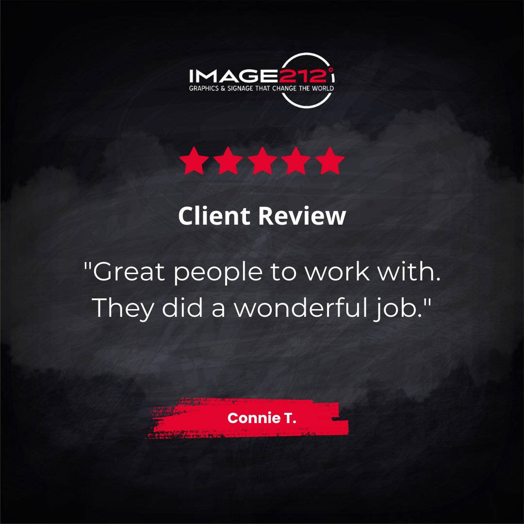'Great people to work with. They did a wonderful job.' - Connie T.

Take your marketing to the next level and make a lasting impression. Contact Image 212° today and let's light up your business! image212.com/contact-us/

#image212 #212 #dfw #dfwsigns #dfwsigncompany #customma ...