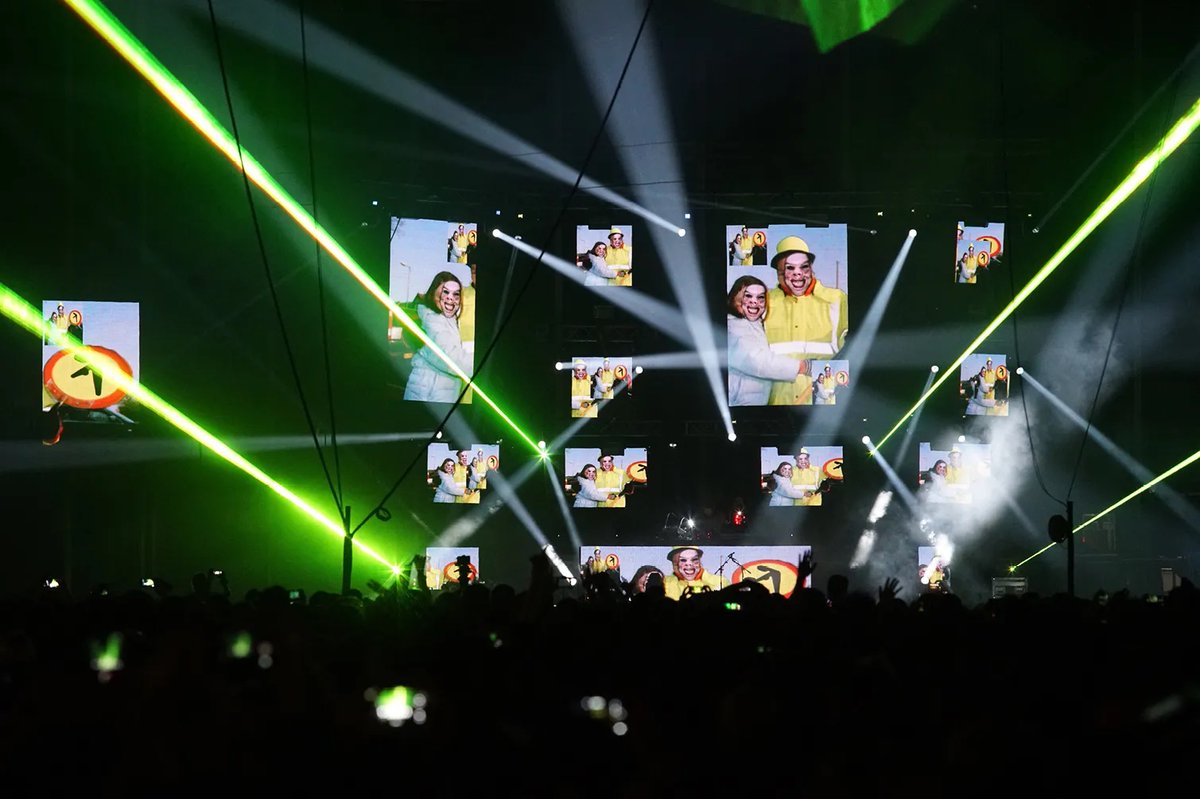 Aphex Twin’s live shows are a glimpse into what concerts of the future will look like with AR.

Think about what he’d achieve with the full capabilities of AR at his disposal.

New tech like AR is going to produce art and experiences that are going to truly blow our minds.