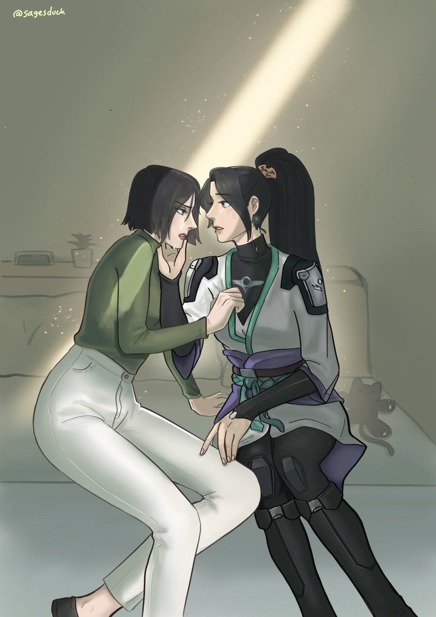 kallduck_11's tweet image. Her comfort zone.

#sagebean #ValorantArt