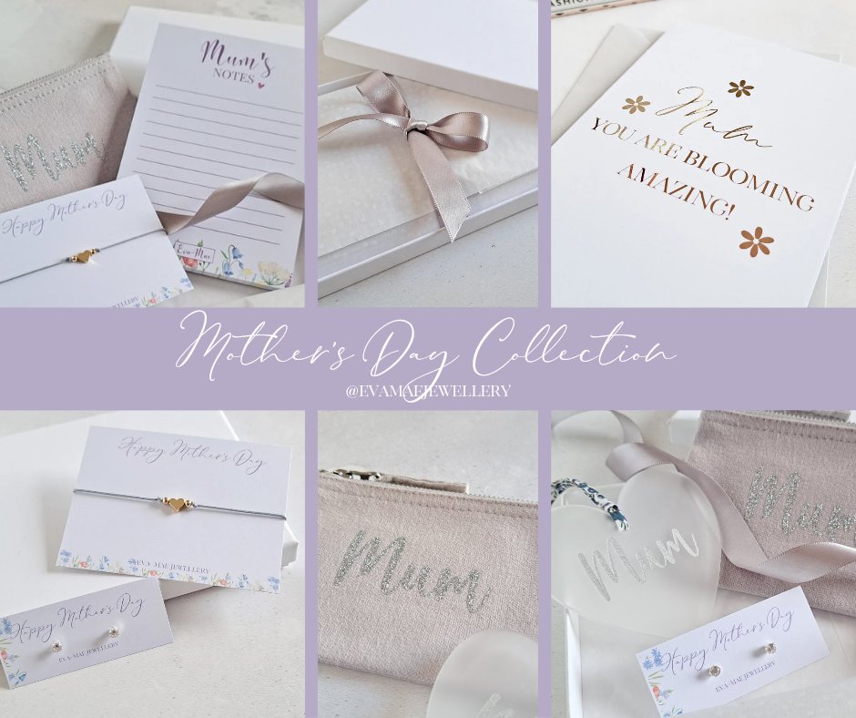 The Mother's Day Collection is back! 🌷

Click on the link below to have a browse 🩷

eva-mae.co.uk/46-mother-s-day

#mothersdaycollection #mothersdaygiftset #giftset #handmade #bespoke #jewellery #mum #mother #mothersday #giftideas #madeinyorkshire #evamaejewellery