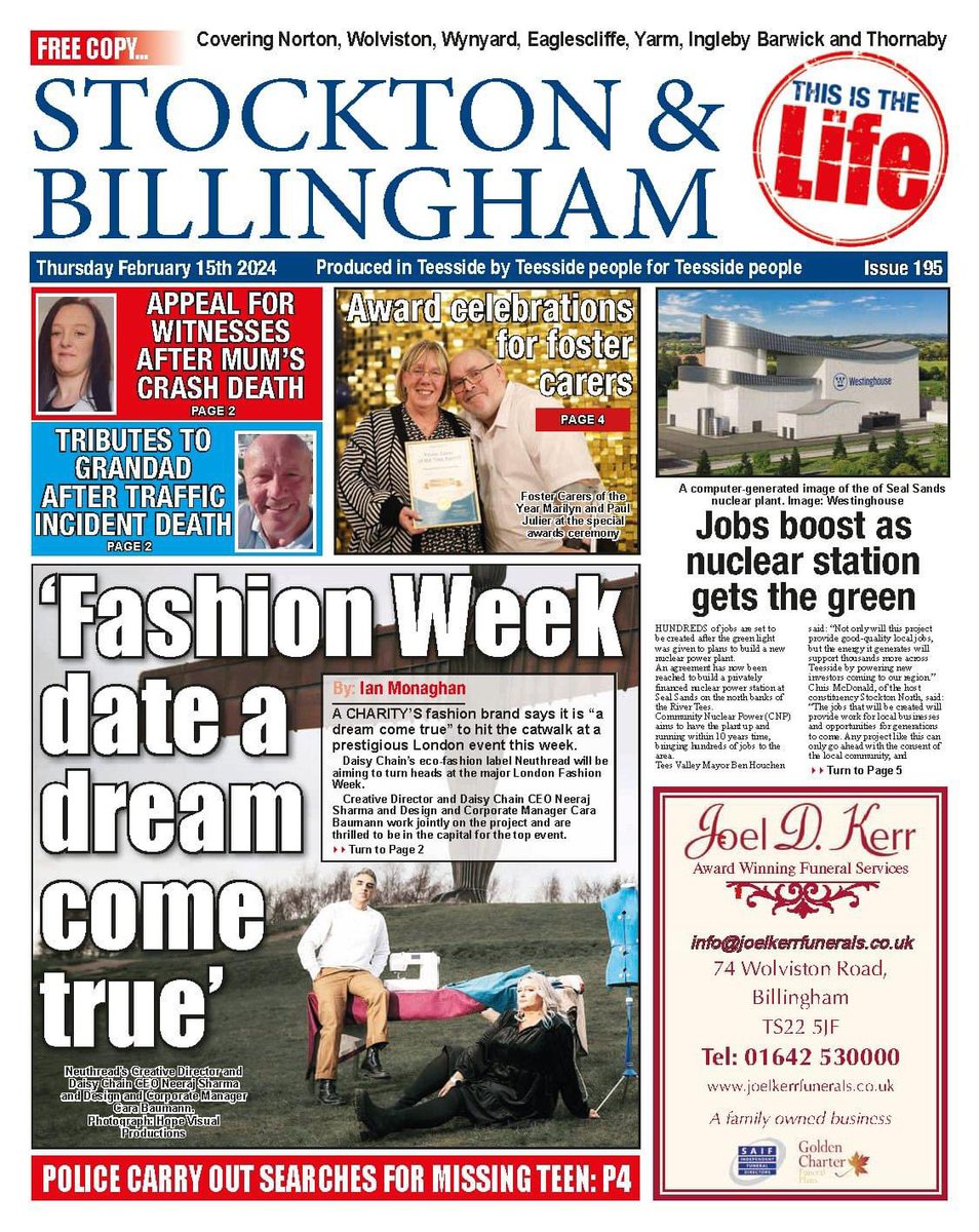 Issue 195 is out today, grab it for free across Teesside!