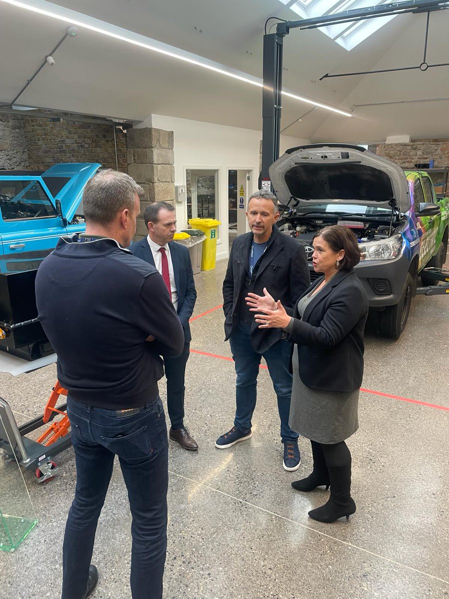 It was great to meet Mary Lou McDonald T.D. and Wicklow T.D. John Brady to discuss the acceleration of decarbonisation plans in Ireland.