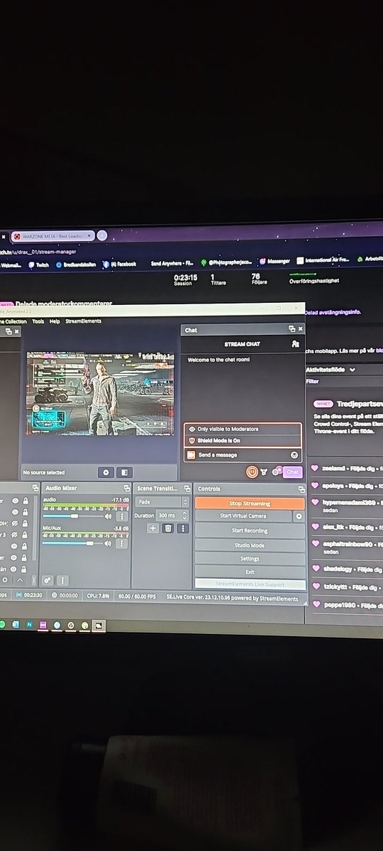 And I am live now after a work day!

Twitch.tv//drax__01