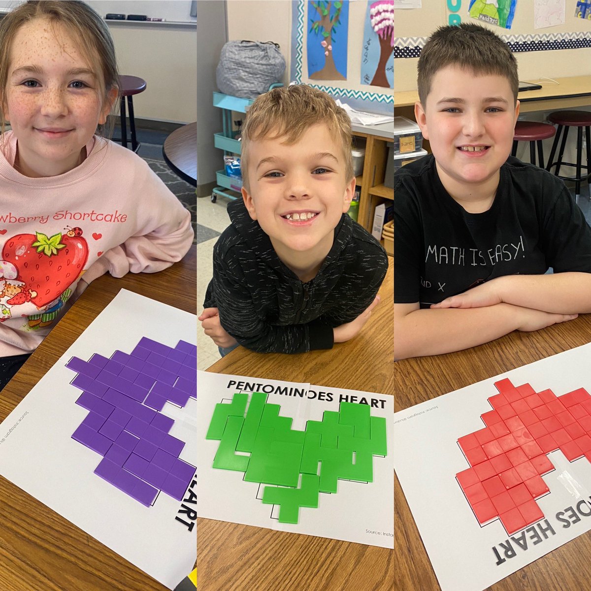 Pentomino ❤️! @BBOwenES @LISD_GT #lisdgt @mathequalslove