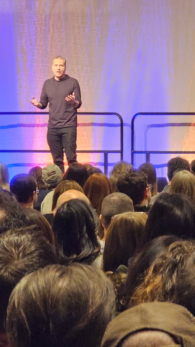 Thank you <a href="/heylandsberg/">Michael Landsberg 🇨🇦 🔯 🏳️‍🌈</a> for your keynote at the #ESTCA. Your message is powerful. #sicknotweak