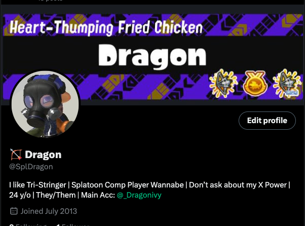_Dragonivy's tweet photo. Heya I made that Splatoon alt account I mentioned

Not gonna talk about silly cephalopod game on here anymore if you were at all interested in that go follow there @SplDragon 🐙 https://t.co/J0VAmtfCm5