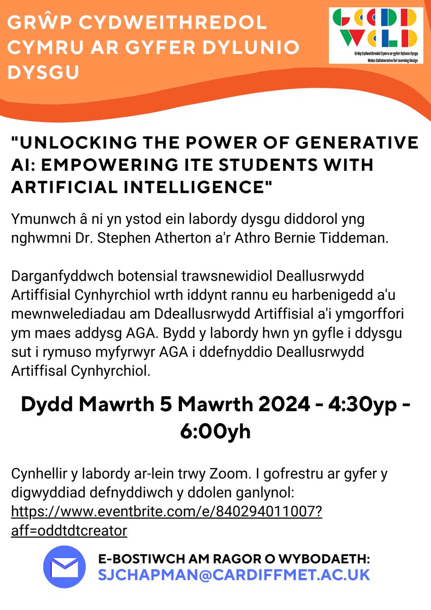 Wales Collaborative for Learning Design (WCLD) tweet media