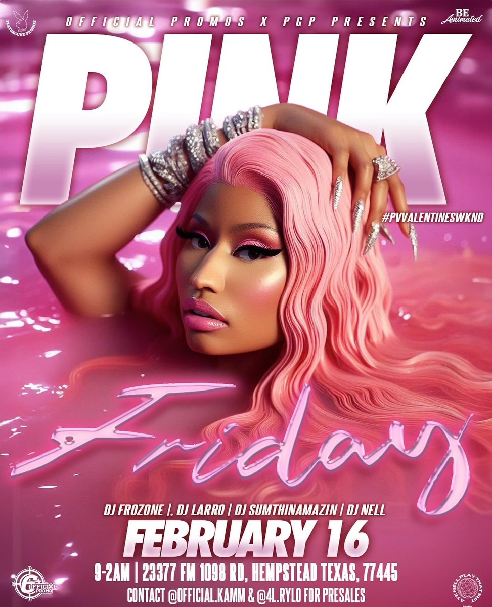 The_PGP's tweet photo. #PvValentinesdayWKND ๐
#PvPinkFriday 16th ๐#PvFreakNTheNight 17th ๐
presented by
#PGP ๐ x #OfficialPromos๐ดโโ ๏ธ https://t.co/Kj8s7HVzsJ