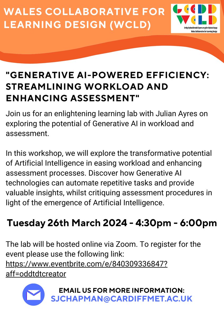 Wales Collaborative for Learning Design (WCLD) tweet media