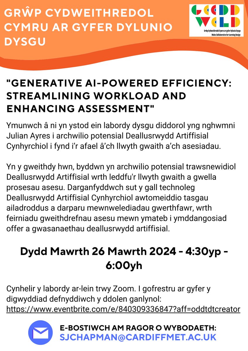 Wales Collaborative for Learning Design (WCLD) tweet media