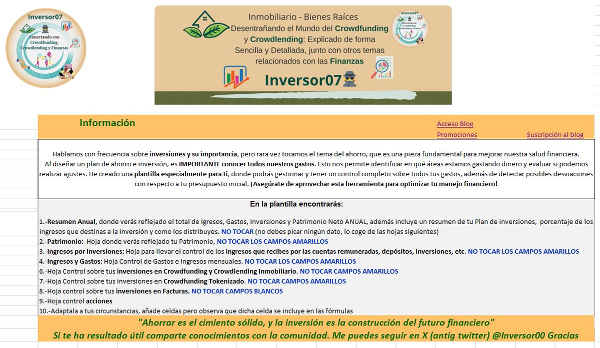 Inversor00's tweet image. ¡Quiero regalar mi plantilla de seguimiento financiero en @X ! Solo necesitas dar ❤️RT a este tweet y comentar para recibirla. Sígueme para poder enviártela por MD. ¡Juntos podemos ayudar a más personas a controlar sus finanzas! 📊💰