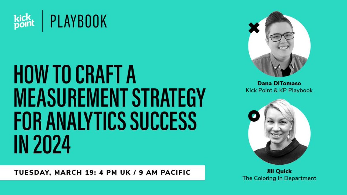 ICYMI: @kp_playbook is hosting a webinar with @jillquick and @danaditomaso on March 19. You don't want to miss this! Register for the webinar on LinkedIn: buff.ly/489zTwN