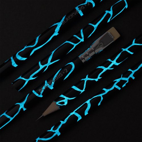 We’ve had a delivery of limited edition <a href="/blackwing/">Blackwing</a> Vol. 2 🖤
Each pencil features a cracked Glow-in-the-Dark design &amp; an all-new 2X firm graphite!
Leonard Cohen once said “There is a crack in everything. That’s how the light gets in.”

#blackwing #volume2 #pencil #blackwingpencil