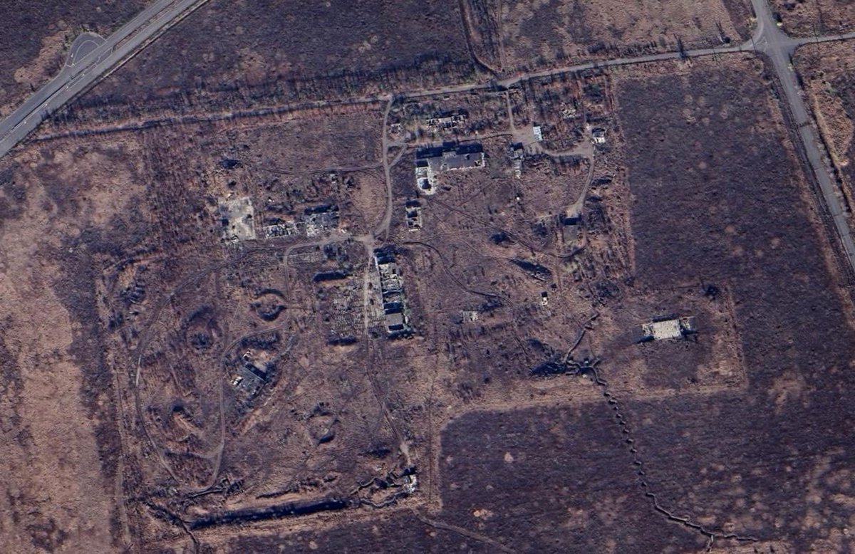 WarVehicle's tweet photo. Zenit has now fallen. 

It was being fought over since 2015. 

Respect to the guys who have fought there.
Its likely the escaped over tunnels to avdiivka, its unlikely to have been the retreat route over ground,which was a 100m big gap.

This was the most fortified in Ukraine. https://t.co/mCkkd0GXSh