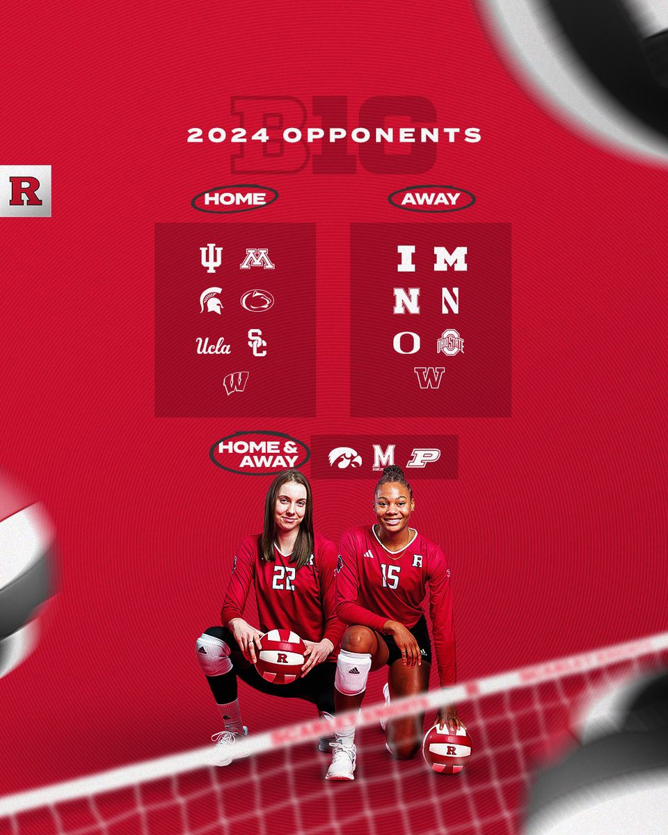 RUvball's tweet photo. ππβπ―π ππ¨π πππ ππ₯ππ§π¬ π
π¨π« ππ‘π π
ππ₯π₯
.
π & βοΈ: Iowa, Maryland & Purdue
π : Indiana, Minnesota, Michigan State, Penn State, UCLA USC & Wisconsin
βοΈ: Illinois, Michigan, Nebraska, Northwestern, Oregon, Ohio State & Washington
.
#GoRU #RUVB #b1gvolleyball https://t.co/ybgTnobVOv