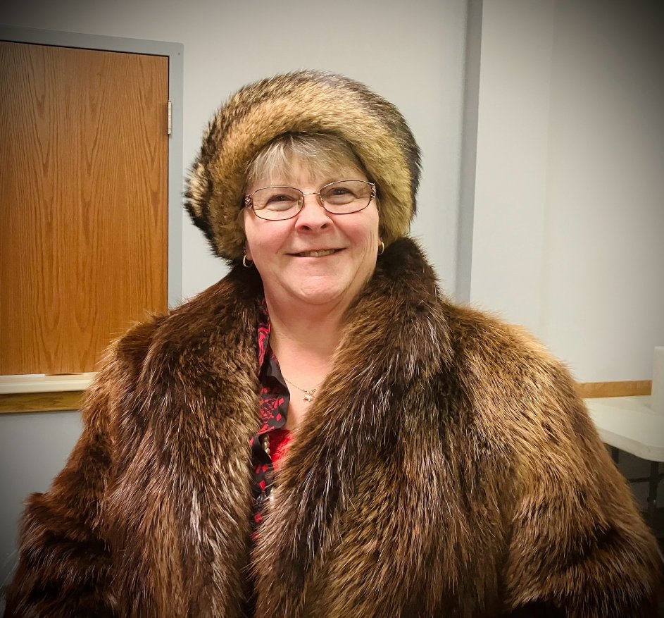 The NH trappers held a convention recently and this was one of their public photos from it. How much cruelty was involved in this getup? #NHCART #BanTrapping #FurIsDead #FurIsCruel #BanFur #ProtectNHWildlife