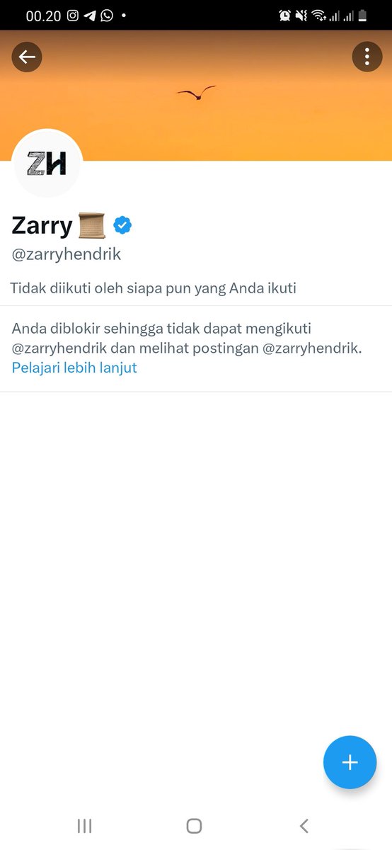Horee gua berhasil menamatkan twitter wkwkwk