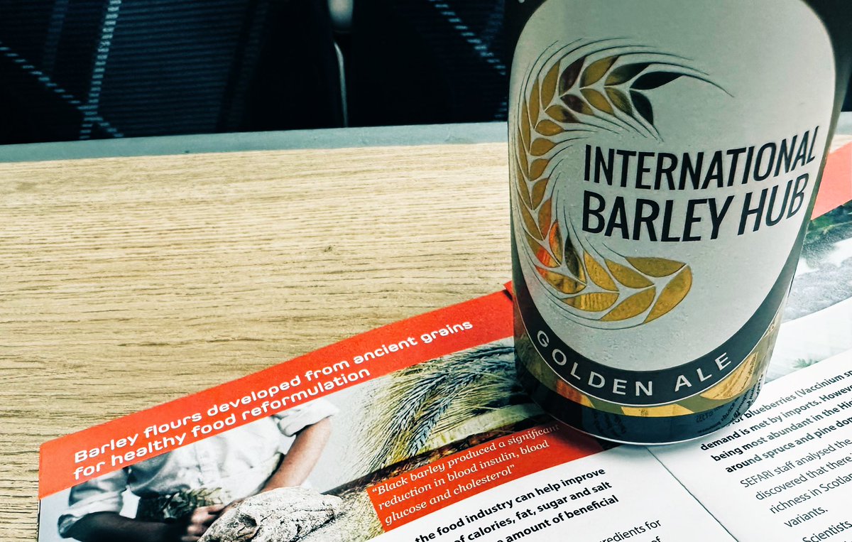 Enjoyed the @IntBarleyHub Stakeholder Meeting and now enjoying the train journey home #LeadingIdeas for #BetterBarley