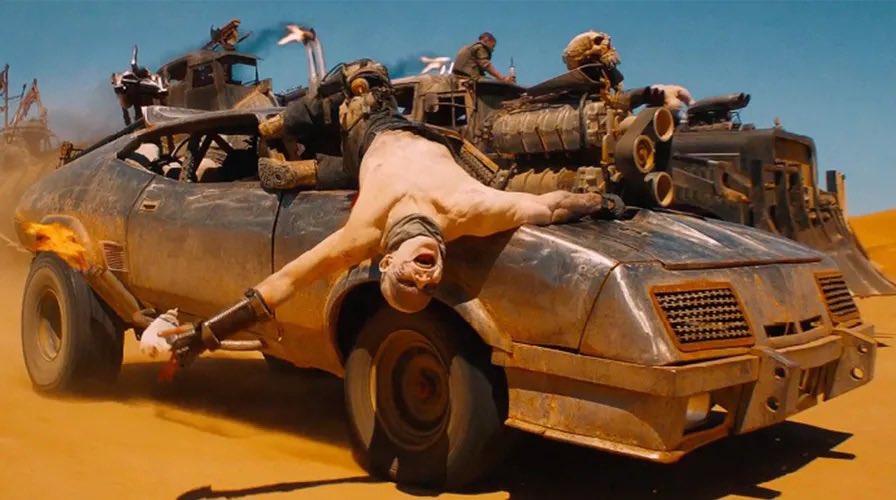doing a little MAD MAX: FURY ROAD groupwatch with patrons tonight and i truly cannot wait to find out what this guy’s deal is