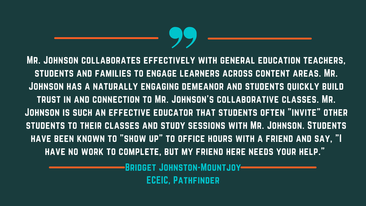 Engagement✅ Connection✅ Student Success✅ Well done, Lee Johnson @PathfinderJCPS! Thanks to Bridget Johnston-Mountjoy for sending a shout out! @JCPSKY