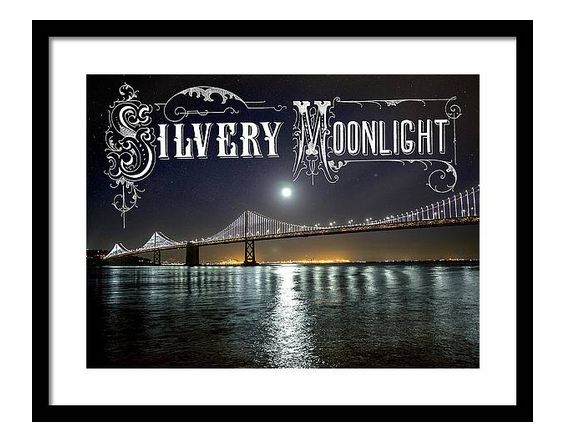 Silvery Moonlight - Calligraphy Moon Art, San Francisco Bay. This image is on many items in my shop, get it at: fineartamerica.com/featured/silve…
#MoonWoodsShop #ArtForSale #AYearForArt #giftideas #BuyIntoArt #GiveArt #interiordesign #SanFrancisco  #photography #fullmoon #Calligraphy