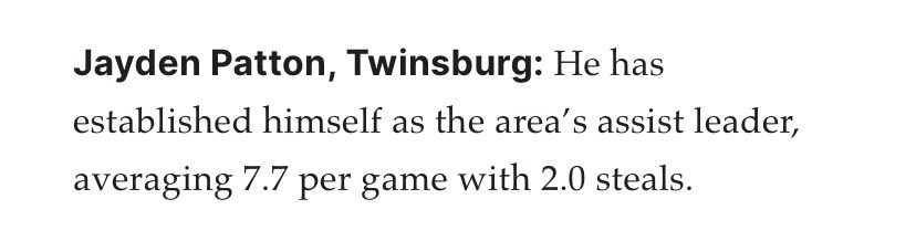 TwinsburgBoys's tweet photo. Twinsburg Tigers fans, our point guard Jayden Patton is up for best junior boys basketball player in northeast Ohio. Show Jayden some support by going to the article and voting for him! #TwinsburgTigers 
📸: TJ Powell https://t.co/I2zLiULxew