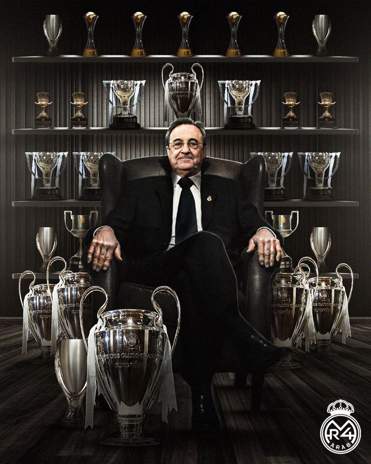 Hola, les presento a Florentino Perez, el mejor presidente en la historia del deporte.