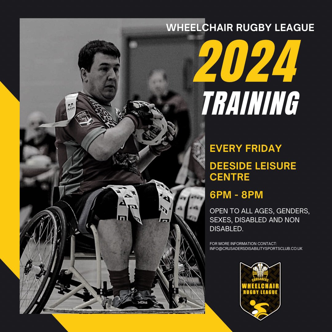 YFORY | TOMORROW Following a post season break and three successful taster sessions. #NWCrusadersWhRL will resume weekly training tomorrow ahead of the RFL and WRL 2024 seasons. Why not come along and give it a go yourself?🤔 📆 Every Friday 🏟️ @DLC_IceRink ⏰ 6-8pm