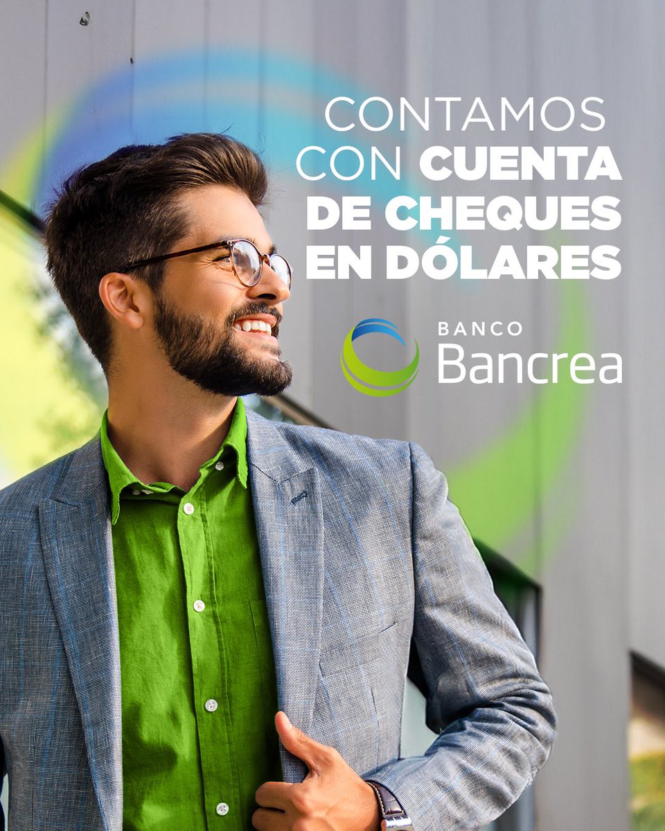 La Cuenta Soy Bancrea Dólares está disponible para personas morales y te facilita la recepción de recursos en dólares.   ¡Ábrela sin costo!   #BancoBancrea #Divisas