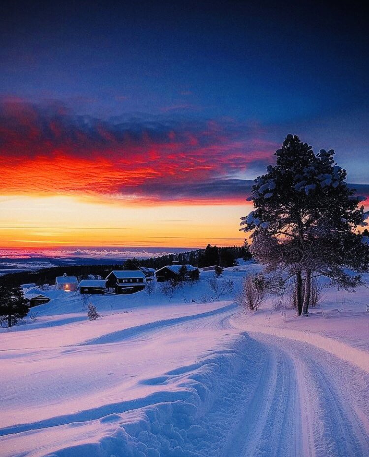 #naturelovers #sunsetlovers #winterwonderland #naturephoto #sweden #hellonorrland 🇸🇪