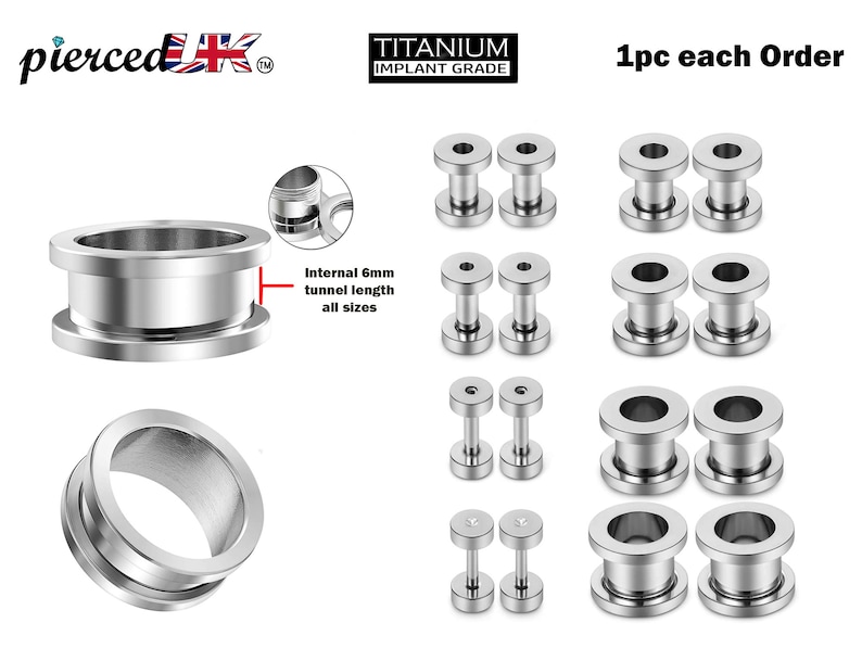 PiercedUK's tweet image. Ear Tunnel Plug, Tunnel Gauges 00g to 12g - Titanium Steel Flesh Earrings - Steel Tunnels Body Modification - Threaded Screw fit Earrings. #lobepiercing #eartunnelplug #tunnelguages #fleshtunnel #tunnelearrings #earstretchers #steeltunnels #fleshearrings
🛒etsy.com/uk/listing/123…