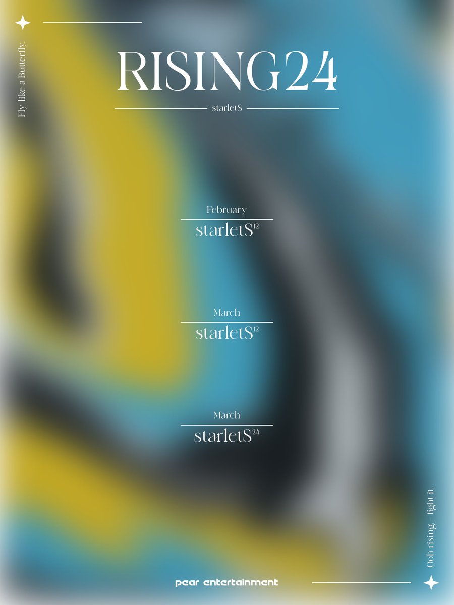 PearStarletS's tweet photo. starletS
RISING24 ⬆️
The 1st 24 Member Album

starletS¹² Part 1 (February)
starletS¹² Part 2 (March)
starletS²⁴ Part 3 (March)

#starletS #RISING24 https://t.co/arkWszQIQz