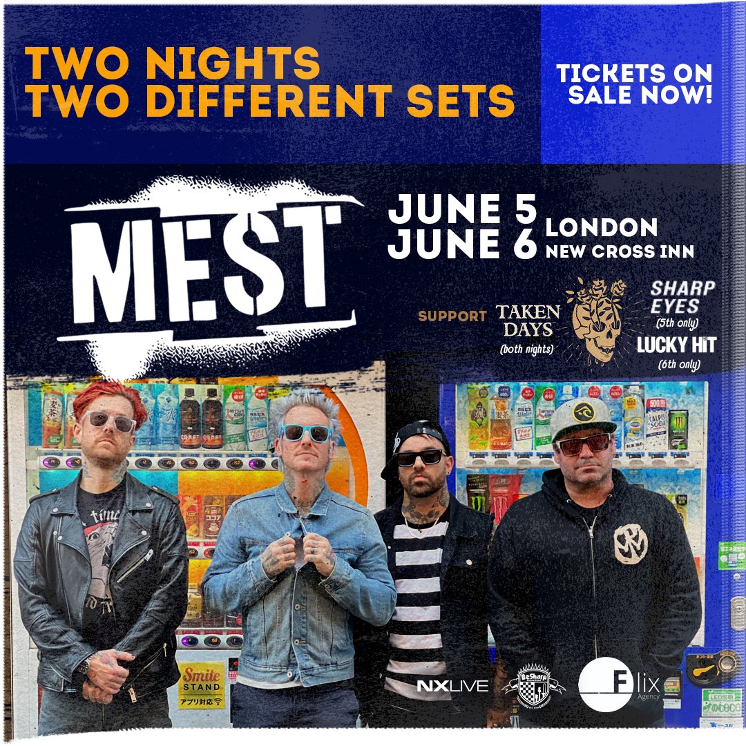 🚨MEGA ANNOUNCEMENT🚨 So unbelievably stoked to announce that we are opening for the incredible @TheOfficialMEST at @NewCrossInn on Thursday 6th June🤘🏻 There’s only 2 dates in the UK on this European tour so you won’t wanna miss this! Tickets on sale now newcrosslive.com/events/mest
