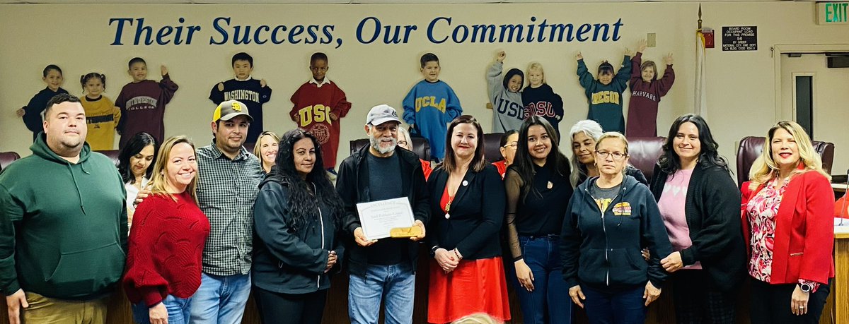 Last night we celebrated Mr. Saul @#NSDnow’s board meeting. More than half the department “stayed up late” to cheer him on as February’s employee of the month! We #StriveTogether in the Transportation Department to set the standard of service for our community.