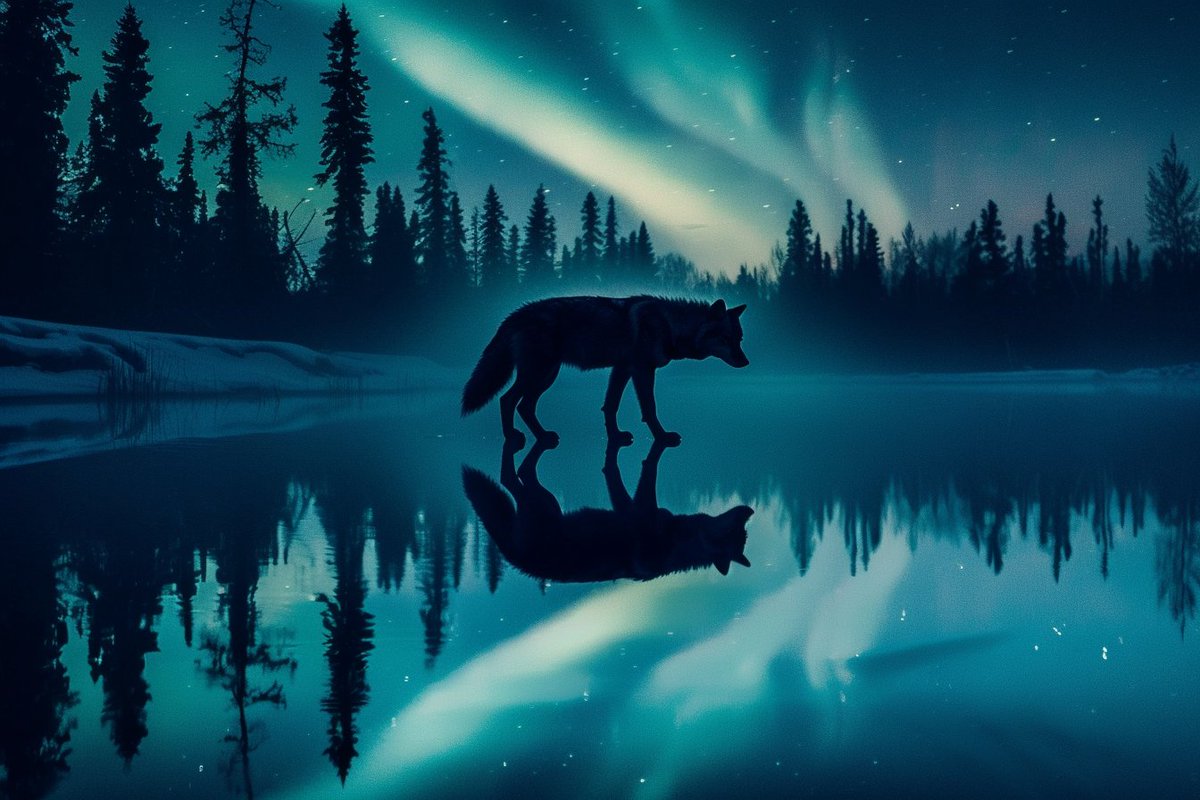 LudovicCreator's tweet photo. 🎨RADIANT REFLECTION🎨

Base prompt :

The [SUBJECT] in 'Radiant Reflection', a captivating dance with their [COLOR1] silhouette shimmeringly repeating on the mirrored surface of a still, [COLOR2] glassy lake beneath the effervescent aurora

Check ALTs for inspiration https://t.co/KrWyAcf0aa