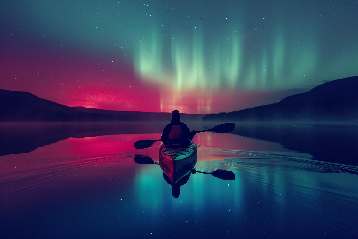 LudovicCreator's tweet photo. 🎨RADIANT REFLECTION🎨

Base prompt :

The [SUBJECT] in 'Radiant Reflection', a captivating dance with their [COLOR1] silhouette shimmeringly repeating on the mirrored surface of a still, [COLOR2] glassy lake beneath the effervescent aurora

Check ALTs for inspiration https://t.co/KrWyAcf0aa