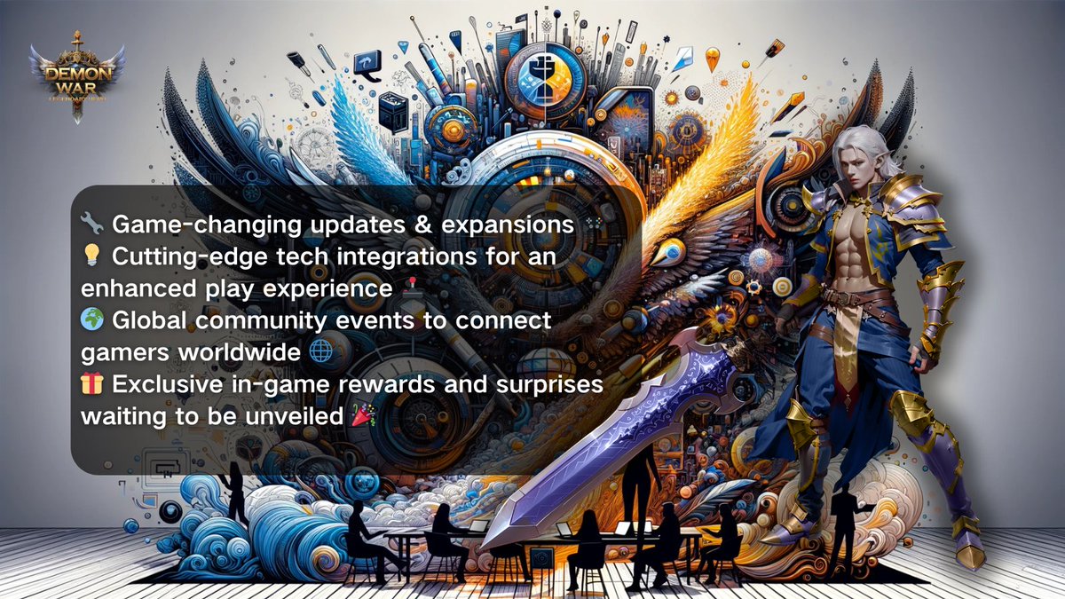 DemonWarMOBA's tweet photo. ๐ As 2024 dawns, the #DemonWar team is buzzing with excitement! We're deep in preparation to bring you an unforgettable gaming year. Here's a sneak peek at what's on the horizon:
๐ง Game-changing updates & expansions ๐ฎ
๐ก Cutting-edge tech integrations for an enhanced play experience ๐น๏ธ
๐ Global community events to connect gamers worldwide ๐
๐ Exclusive in-game rewards and surprises waiting to be unveiled ๐
Stay tuned as we gear up for a year of innovation, community, and epic gaming adventures! What are you most excited about?
#NewYearNewMilestones