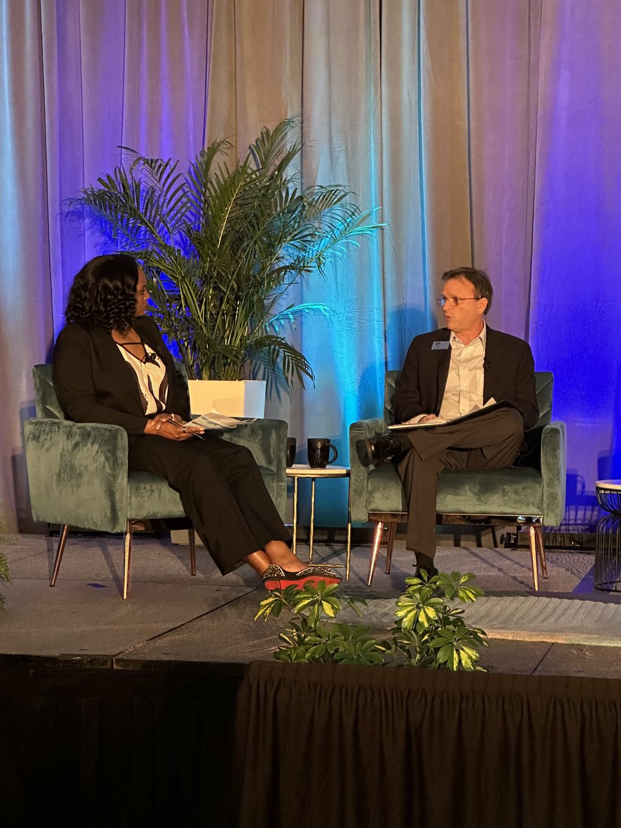 JAXPORT's tweet photo. @CityofJax @MayorDeegan @Frida @propclubjax NOW: @ActionNewsJax anchor @TenikkaANjax discusses the strength of Jacksonville’s transportation network &amp; how it will shape the city’s future during the “Evolution of America’s Logistics Center” panel discussion #StateofthePort https://t.co/nXuzqbJ0T9