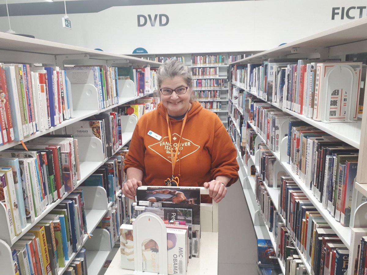 From NACL #EmploymentServices: CC counts the Wellington Library (@VI_Library) as her second home, where she works as a Page. She’s one of the many people keeping the lights on and your favourite books available! 📚❤️ #Library #Working #ThisIsRealLife #ThisIsMyJob