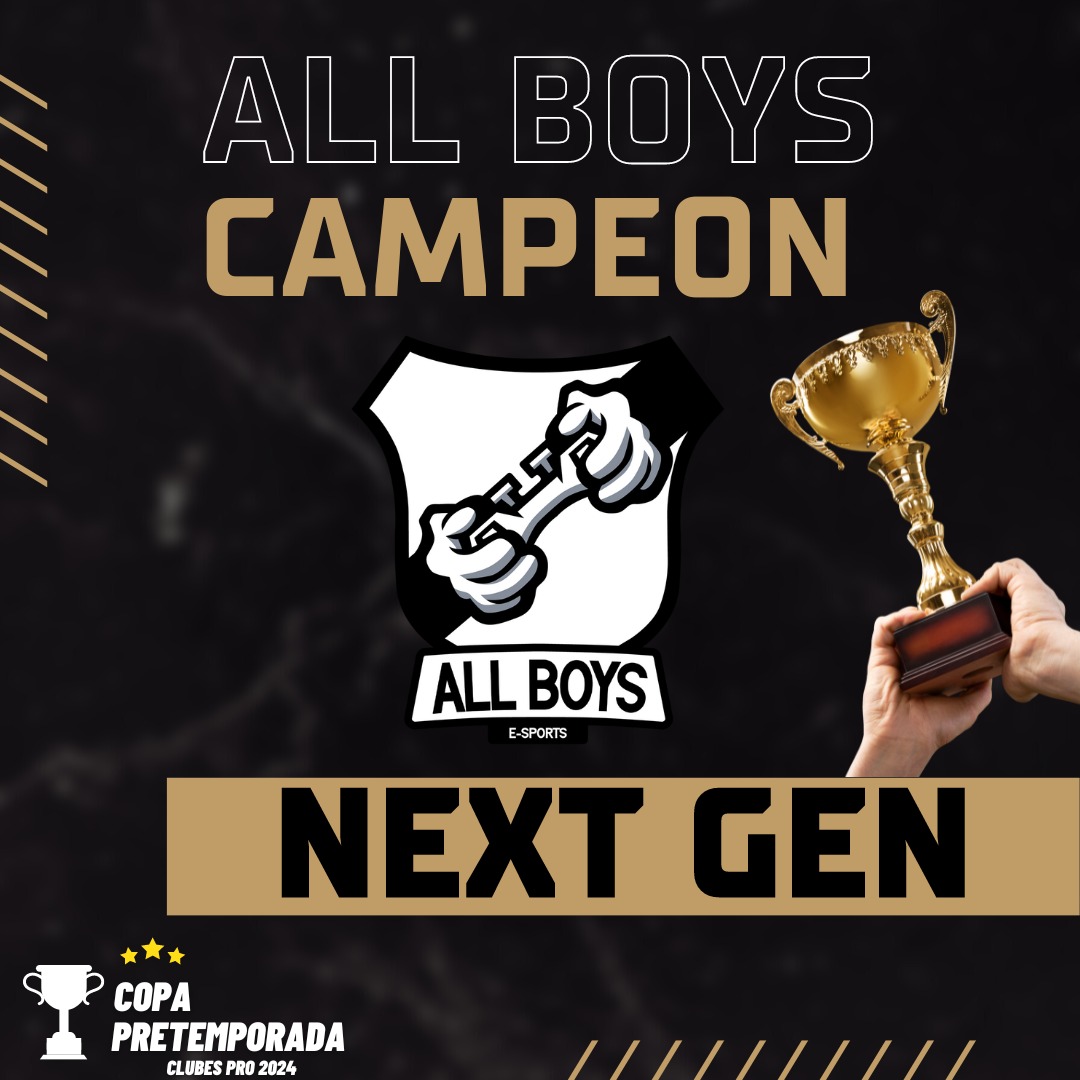AVG_LATAM's tweet photo. ¡DALE CAMPEON!⚪️⚫️⚪️
@AllBoys_eSports se quedo con ambas copas tanto en OLD Gen como en NEXT gen🤠
👉En Old gen le gano 3 a 2 a #Agropecuario y en Next Gen ganaron 2 a 0 a #Sub21Cf.
Los de Floresta arrasaron en la copa pretemporada🔥
¡Salud Campeones 🥂 https://t.co/HzMxEy6HK6