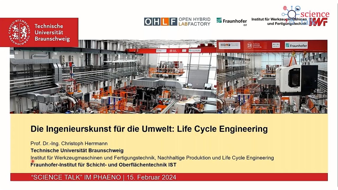 cecilia_flocco's tweet image. live now:
#LifeCycleEngineering by Prof. Christoph Herrmann - @tuBraunschweig  &amp;amp; @Fraunhofer IST
(access on previous post⬆️)