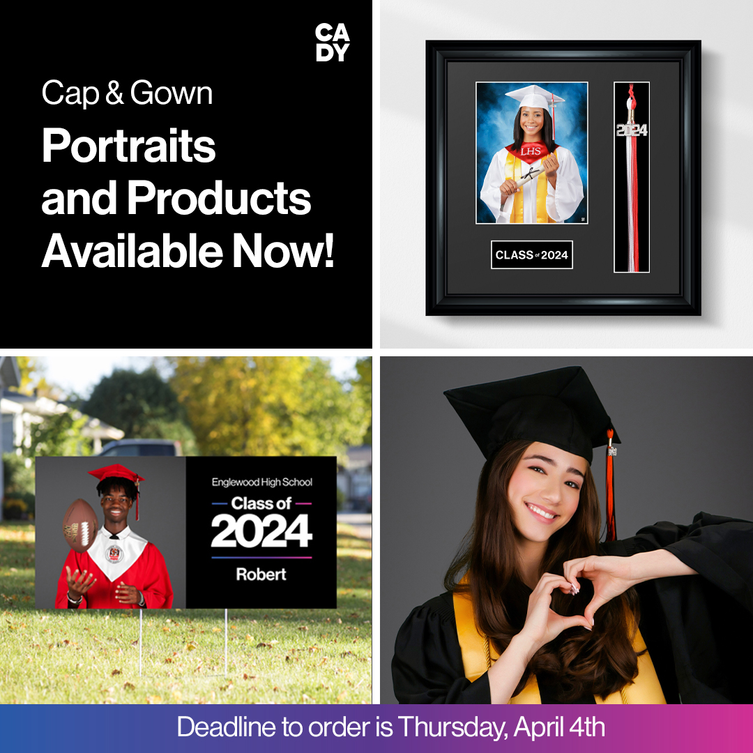 Time to order those Cap & Gown photos from Cady!