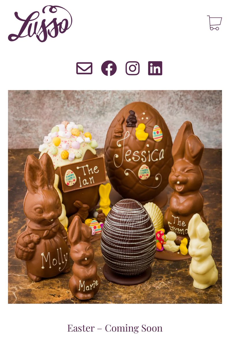 IKerrigan's tweet photo. It’s that time of year again!!!! 

We are Just making the finishing touches to our online Easter shop Which will be going live very soon!! 

Stay tuned as we just might do a little launch offer😀😀

#lussocork #chocolate #gift #ballincollig #supportlocal #discount #easter https://t.co/zRilXCOgz9