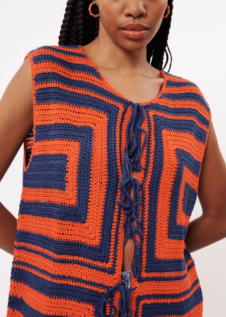 New spring 2024 drop from our Parisian label FRNCH Officiel. Hand crocheted 🧶 French chic! 
riotlounge.co.uk 
#crochet #knitting #handmadegifts #frenchbrand #hitchin #hertfordshire #ValentinesDay