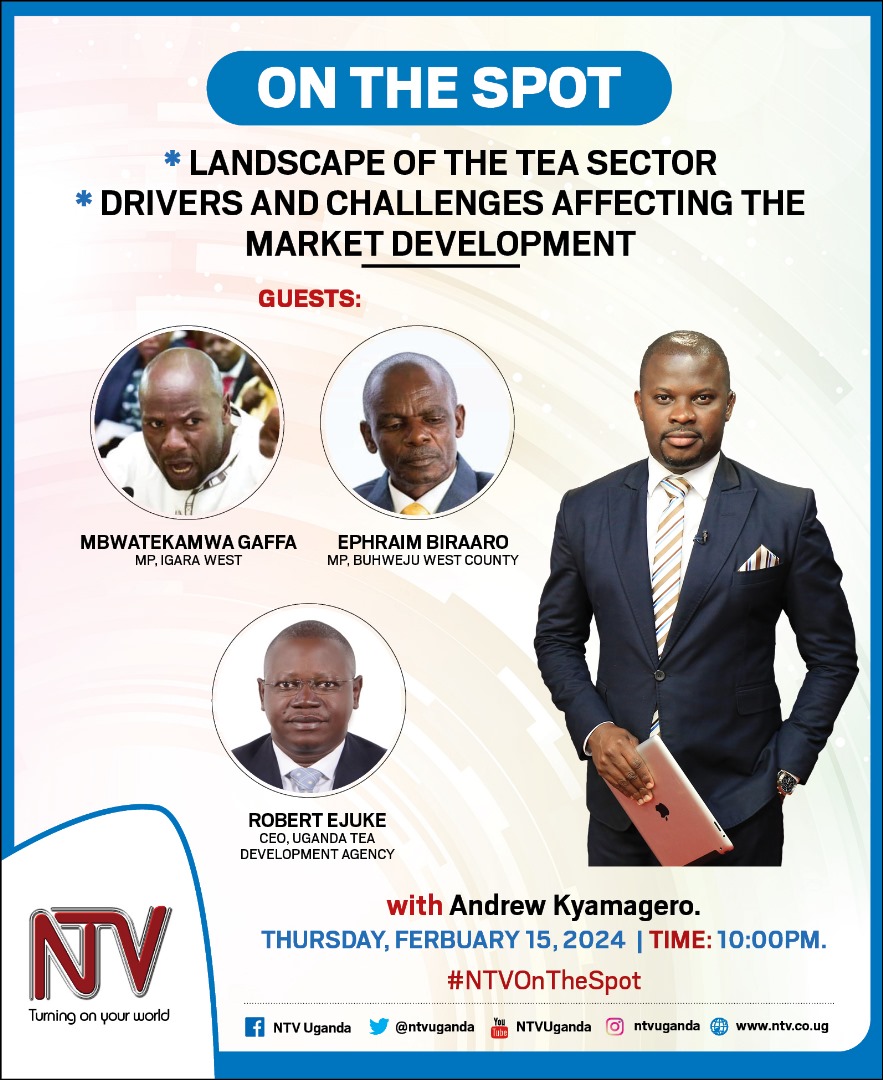 Today on #NTVOnTheSpot with @kyamageroandrew @ntvuganda