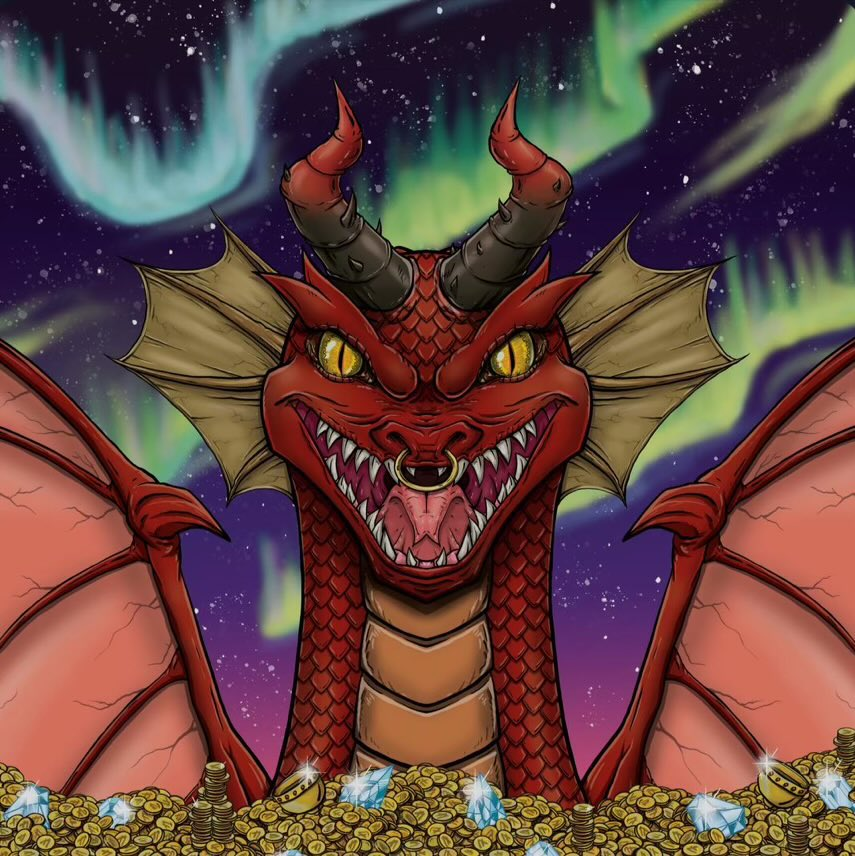 Thank you for helping DeFi users on #Algorand!  🫶@DragonFi_Realm 

🐉🔥To celebrate the #yearofthedragon we are giving away Moon Dragon #744 below.

Just engage with this tweet and follow @DragonFi_Realm and <a href="/tinymanorg/">tinyman.algo</a> to get a chance to win!🎁