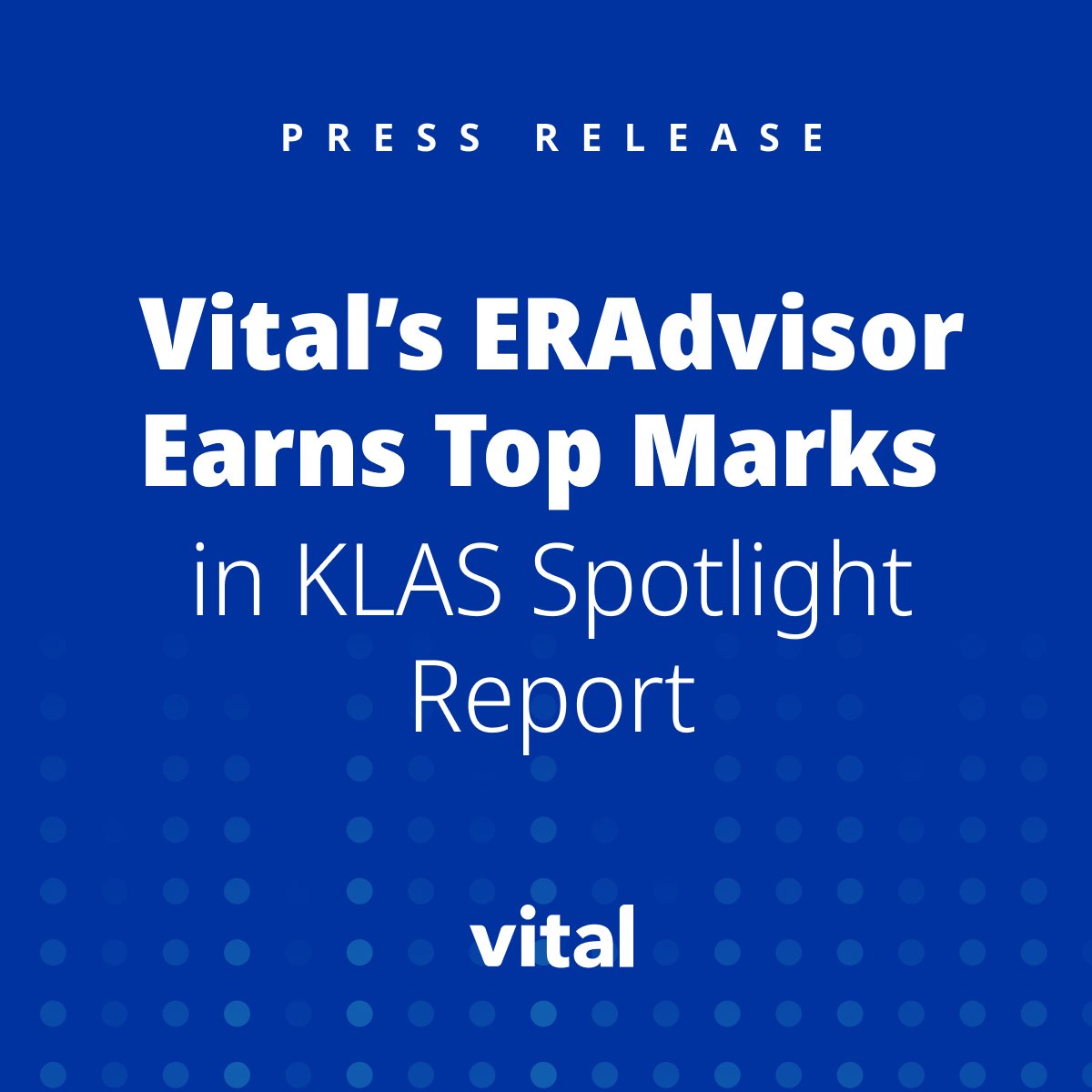 Vital_io's tweet image. @Vital_io's ERAdvisor earns top marks in @KLASresearch Report! 🚀 A+ and A ratings in all KPIs. 100% client satisfaction &amp;amp; recommendation. Enhancing ER visits for 1M+ patients, improving NPS &amp;amp; reducing LWBS. 🎉 Learn more: vital.ac/3SDtPXz

#ERAdvisor #KLASReport #Vital