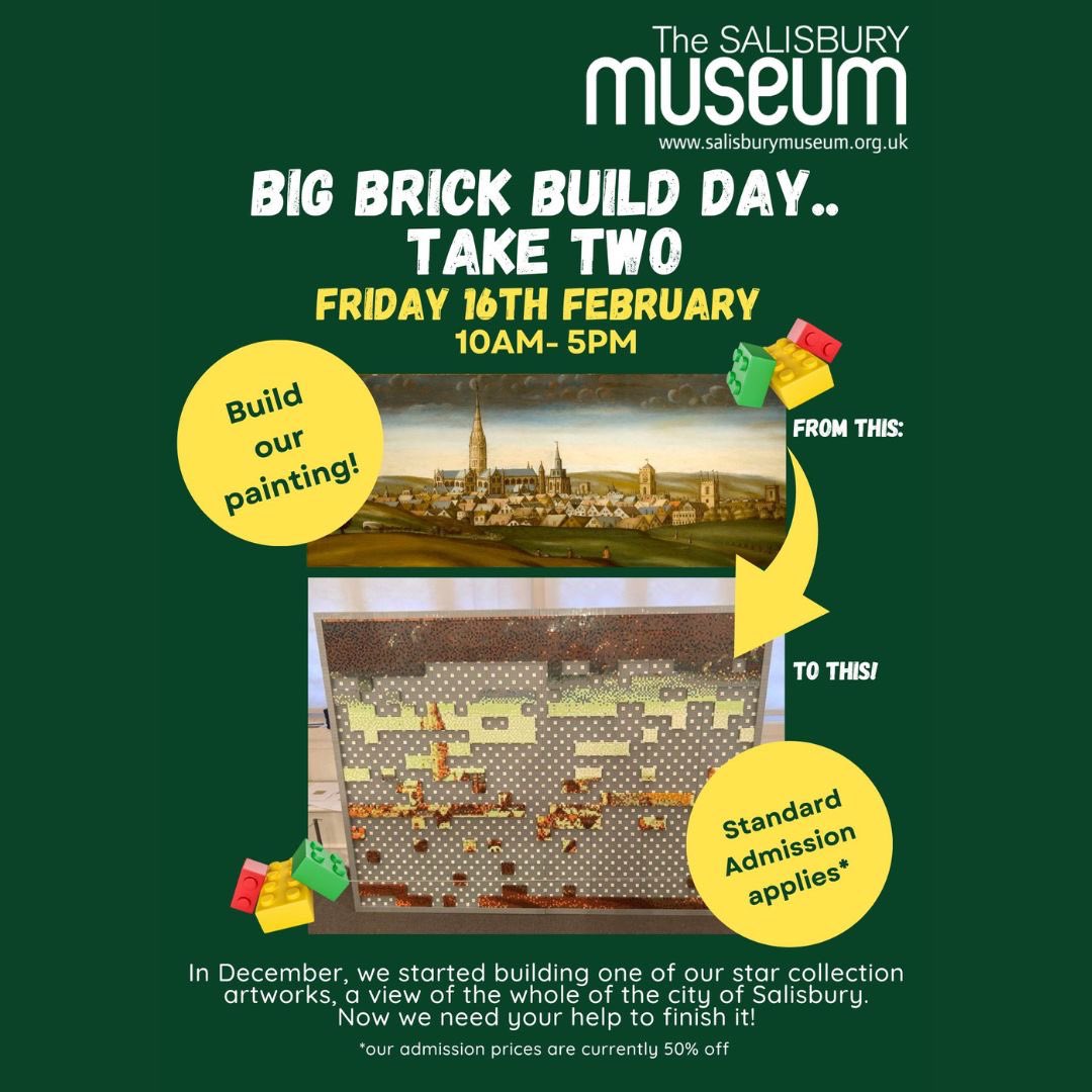 TOMORROW! Join us for Big Brick Build Day - Take Two! Details here: salisburymuseum.org.uk/whats-on/big-b…