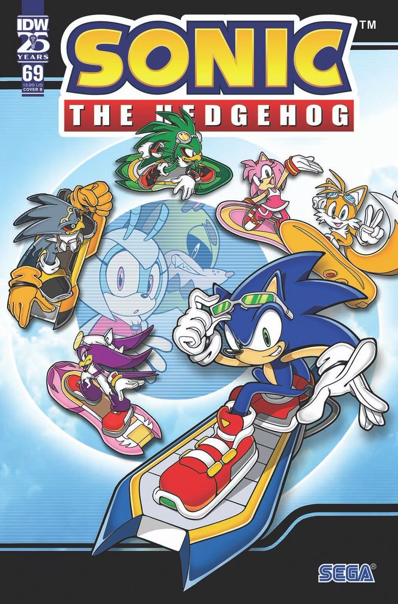 Sonic the Hedgehog #69, Cover B by @virtanderson #IDWSonic #Sonic #SonicTheHedgehog