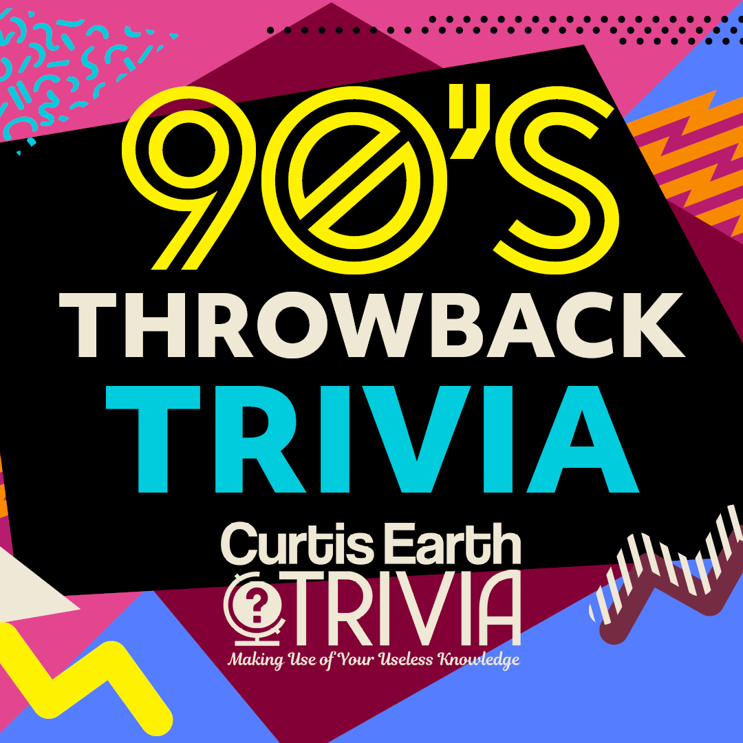 OMG! We're throwing it back to the 90's for a FREE night of Curtis Earth Trivia that's sure to be PHAT ⚡️📼🥤Roll with your homies to play for a chance at fly prizes and an evening to get jiggy with Fri. 3/1 at 7:30pm! RSVP today & secure your table: ✅bit.ly/90sTrivia2024